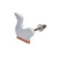 Handmade White Wooden Duck Cabinet Knobs